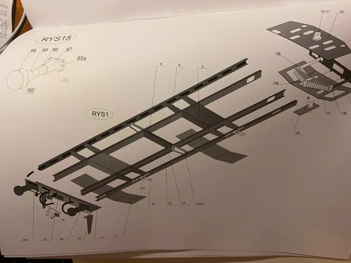 Photo of Lokomotive TY 51 Card Model Kit in 1:25 Scale by Answer/Angraf