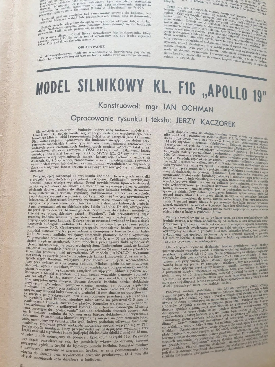 Photo of Plany Modelarskie 97 - Space Rocket & Glider Plans from 1968, showing detailed A1 sheets.  4. Tags for Online Shop