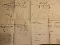 Photo of Plany Modelarskie 131 Soviet Plane Jak-3 (LOK) plans with 6 A1 sheets, published in 1986.