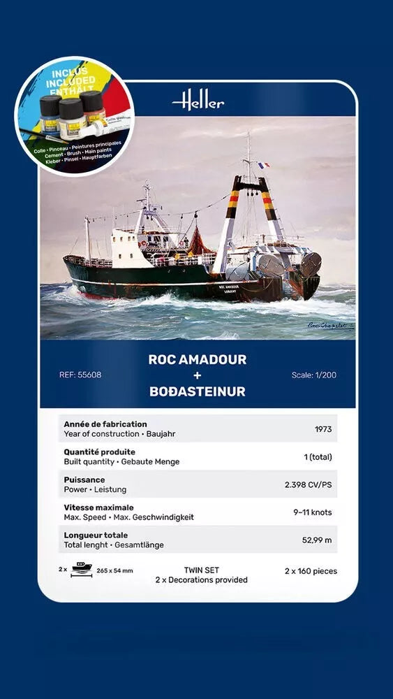 Roc Amadour + Bodasteinur Starter Kit 1:200 Heller 55608