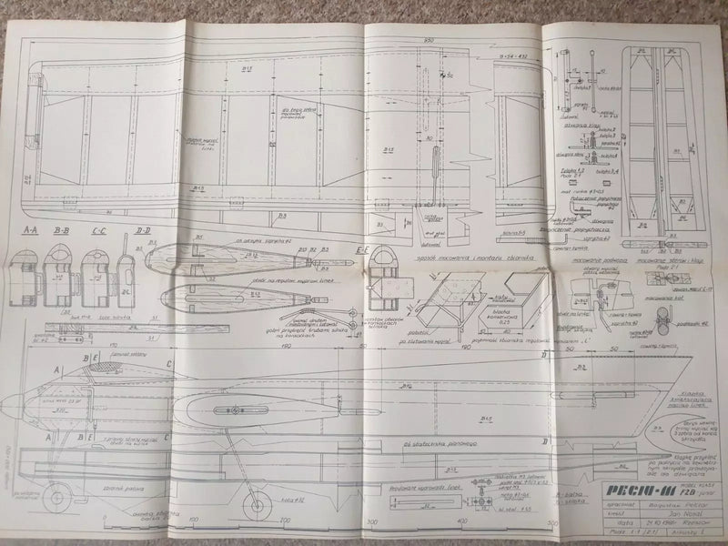 Photo of Plany Modelarskie 123 featuring F1A 1/2 Standard Glider, F1H Delirius Glider, and Rubber Powered Model plans from LOK.