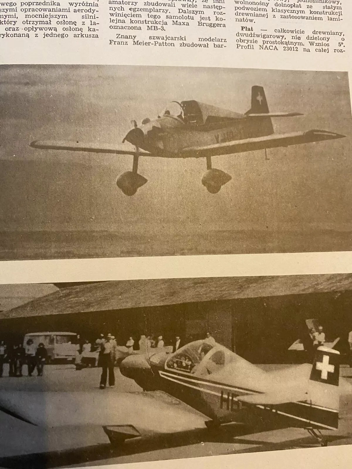 Photo of Plany Modelarskie 125 featuring plans for S-2, Big Stinker, VP-1 Volksplane, and Colibri from LOK, published in 1977.