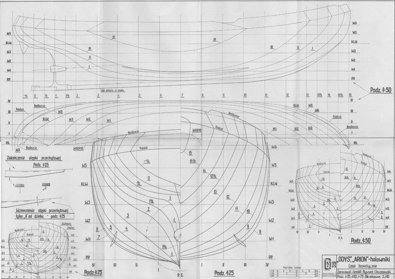 Photo of Plany Modelarskie 133 Tugboats Odys & Arion - 10 A1 Sheets from LOK Publishing, 1986