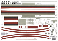 Photo of HMS Ark Royal 1:200 scale card model kit by Answer/Angraf.