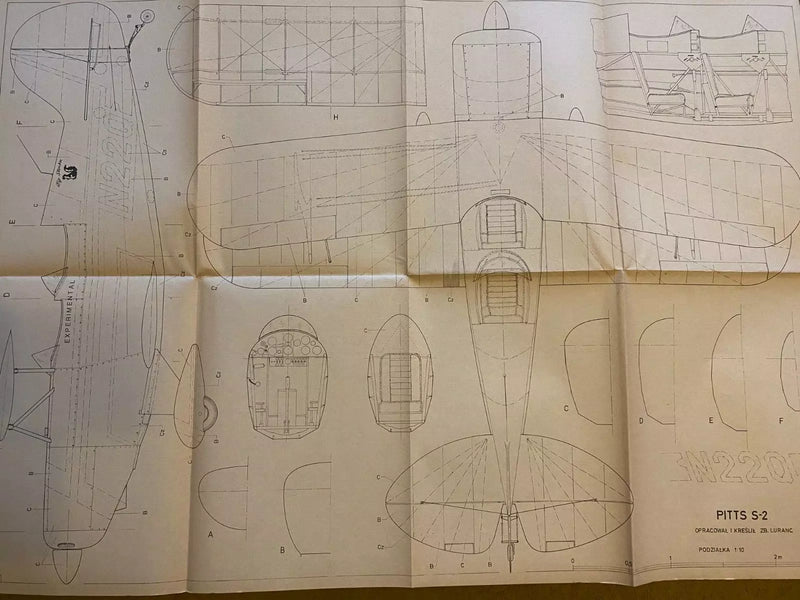 Photo of Plany Modelarskie 125 featuring plans for S-2, Big Stinker, VP-1 Volksplane, and Colibri from LOK, published in 1977.