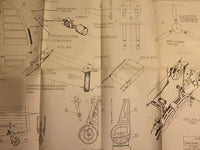 Photo of Plany Modelarskie 131 Soviet Plane Jak-3 (LOK) plans with 6 A1 sheets, published in 1986.