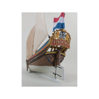 Photo of 17th century Speeljacht Dutch yacht model kit by Seahorse Publishing in 1:50 scale
