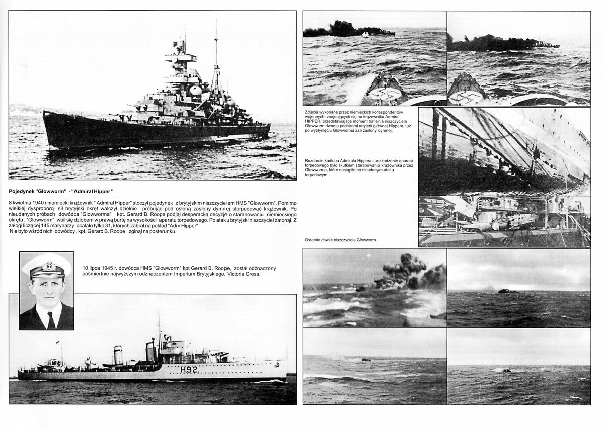 Photo of GPM Publishing's Admiral Hipper 1:200 Scale Card Model Kit, showcasing the detailed replica of the WWII German cruiser with precise craftsmanship and historical accuracy.