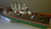 Image of the Jeanne d'Arc 1:200 Scale Card Model Kit by WAK Publishing, showcasing the detailed and historically accurate replica of the famous French cruiser.