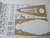Image of GPM Publishing's USS California (BB-44) Card Model Kit, showcasing the 1:200 scale detailed replica, highlighting its intricate design and historical accuracy as a battleship model.
